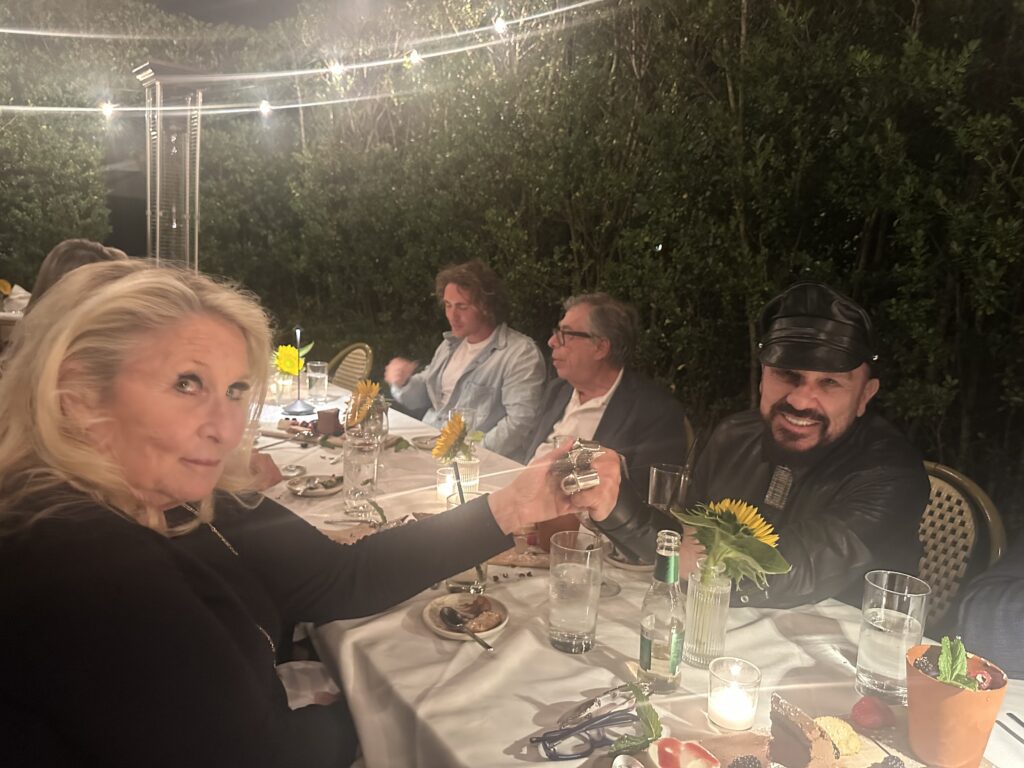 Charles Holzer, Jane Holzer and friends